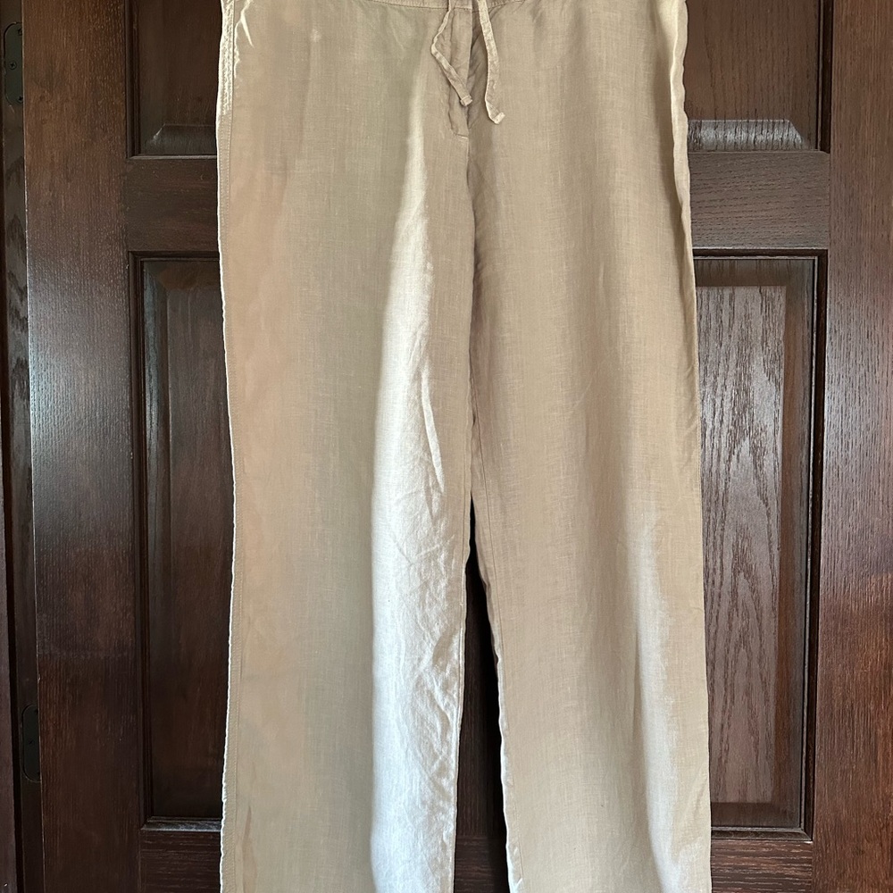 Tommy Bahama Tan Wide Leg Pants